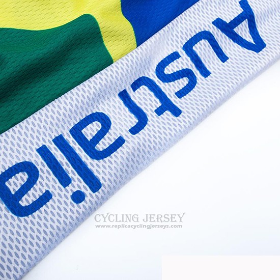 2019 Cycling Jersey Australia Short Sleeve and Bib Short
